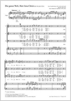 Die ganze Welt, Herr Jesu Christ Standard
