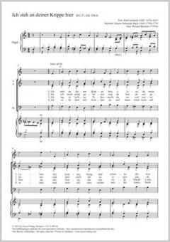 Ich steh an deiner Krippe hier Standard