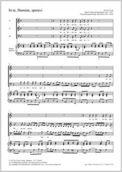 Auf dich, Herr, hab ich gehoffet Standard