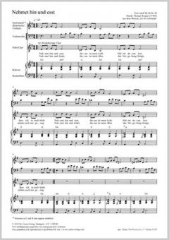 Nehmet hin und esst Standard