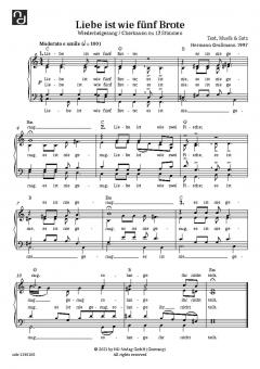 Liebe ist wie fünf Brote 