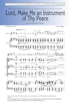 Lord, Make Me an Instrument of Thy Peace 