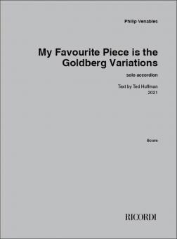 My Favourite Piece is the Goldberg Variations 