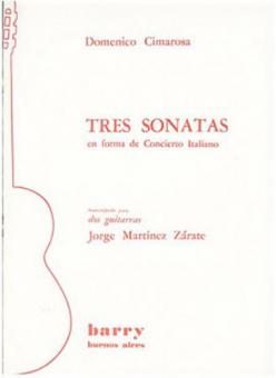 3 Sonatas 