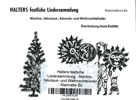 Halters festliche Liedersammlung 