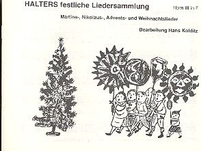 Halters festliche Liedersammlung 