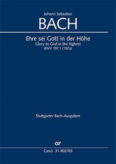 Ehre sei Gott in der Höhe BWV 197a/197.1 Standard