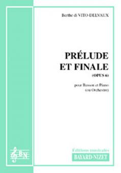 Prélude et finale op. 6 