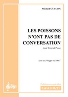 Les poissons n'ont pas de conversation - ténor 