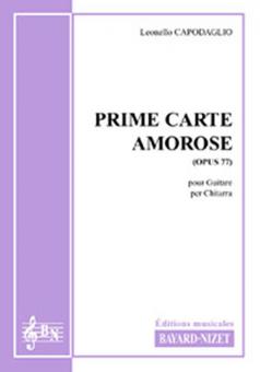 Prime carte amoroso op. 77 