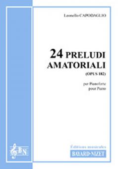 24 preludi amatoriali op. 182 
