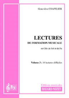 Lectures de formation musicale 3 - Accompagnement 