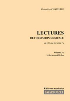 Lectures de formation musicale 3 - chant 2 clés 