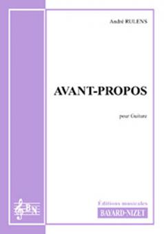 Avant-propos 