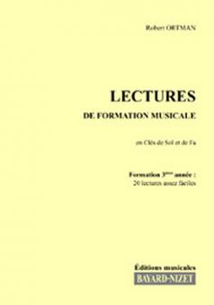 Lectures de formation musicale 3 - chant 2 clés 