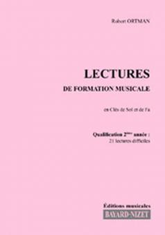 Lectures de formation musicale 6 - Chant 2 clés 