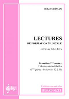 Lectures de formation musicale 8 - Accompagnement 2 