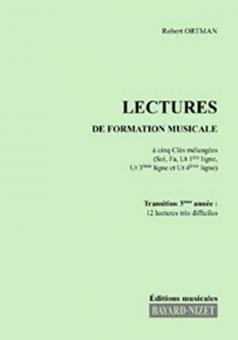Lectures de formation musicale 9 - Chant 5 clés 