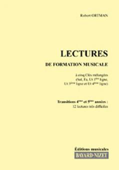 Lectures de formation musicale 10 - Chant 5 clés 