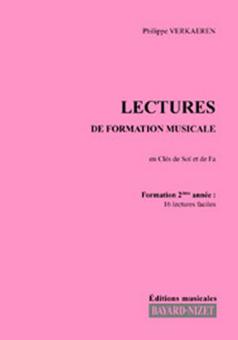 Lectures de formation musicale 2 - Chant 2 clés 