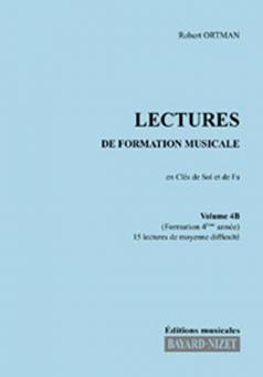 Lectures de formation musicale 4B - Chant 2 clés 