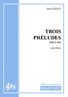 3 préludes op. 101 