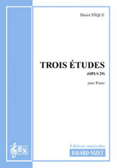 3 études op. 29 