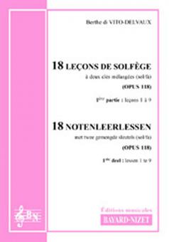 Lectures formation musicale A op. 118 - Accompagnement 