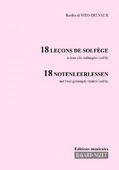 Lectures formation musicale op. 118 - Chant 2 clés 