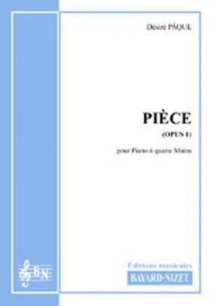 Pièce pour orchestre à cordes op. 1 