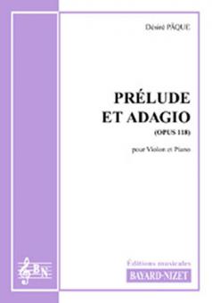 Prélude et adagio op. 118 