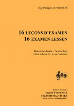 16 leçons d'examen - 2ème année - Chant élève 2 clés 