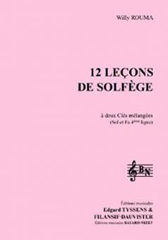 12 leçons de solfège à 2 clés mélangées - Chant élève 