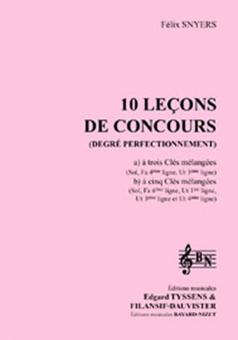 10 leçons de solfège à 3 clés - ou 5 clés - Accompagnement 