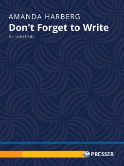 Don't Forget to Write 