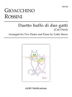 Duetto buffo di due gatti 