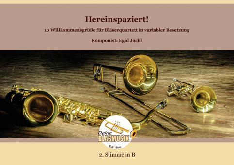Hereinspaziert! - 2, Stimme in B (Trompete, Klarinette) 
