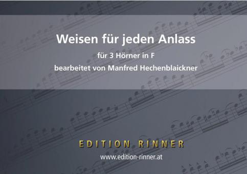 Weisen für jeden Anlass 