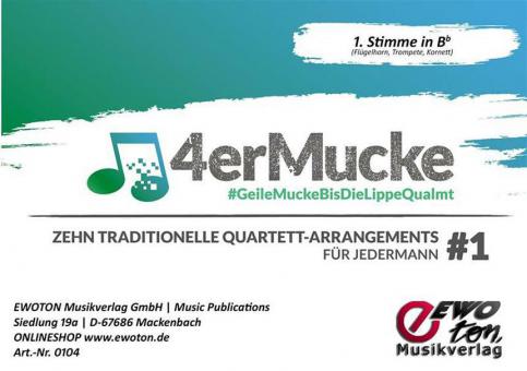 4erMucke - Das Quartettheft #1 - 1. Stimme in Bb 