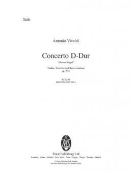 Concerto D-Dur op. 7/11 RV 208 / PV 151 Download