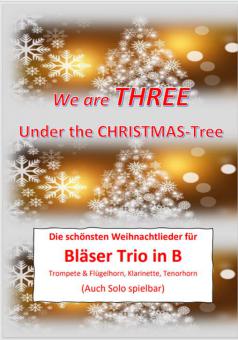 We are Three under the Christmas Tree 