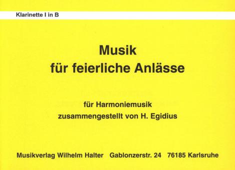 Musik für feierliche Anlässe 