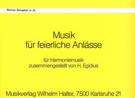 Musik für feierliche Anlässe 
