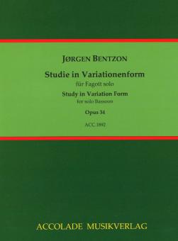 Studie in Variationenform op. 34 