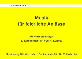 Musik für feierliche Anlässe 