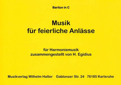 Musik für feierliche Anlässe 