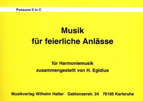 Musik für feierliche Anlässe 