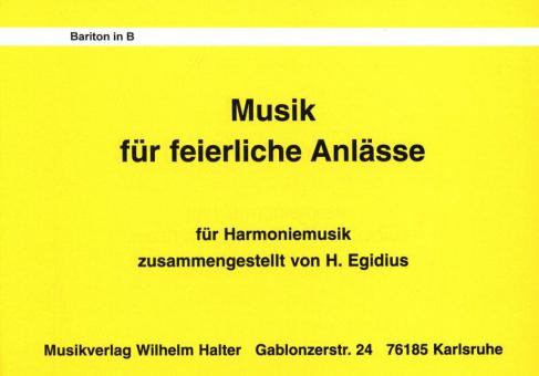 Musik für feierliche Anlässe 