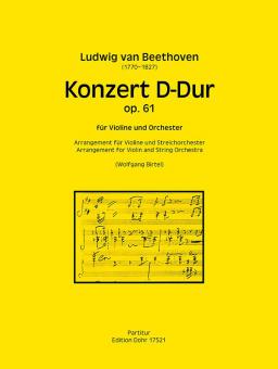 Konzert D-Dur op. 61 