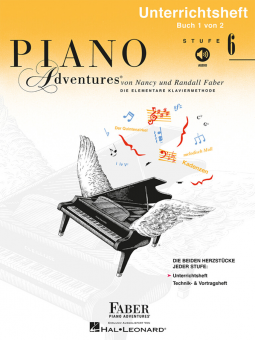 Piano Adventures: Unterrichtsheft 6 